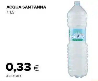 Tigre ACQUA SANT'ANNA 1,5 lt. offerta