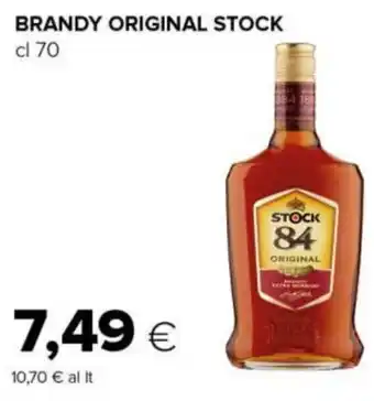 Tigre BRANDY ORIGINAL STOCK cl 70 offerta