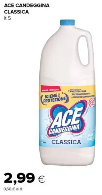 Tigre ACE CANDEGGINA CLASSICA lt 5 offerta