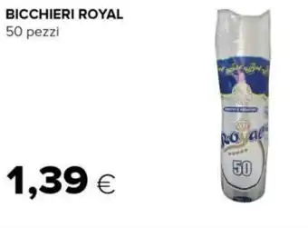 BICCHIERI ROYAL 50 pezzi