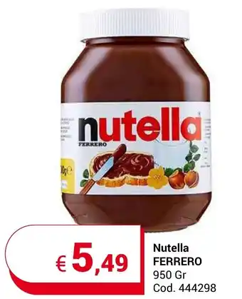 Nutella FERRERO 950 Gr