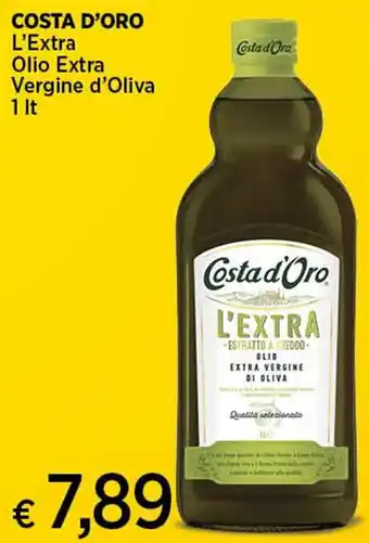 In Coop COSTA D'ORO L'Extra Olio Extra Vergine d'Oliva 1 lt. offerta