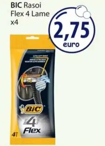 Acqua & Sapone BIC Rasoi Flex 4 Lame x4 offerta