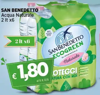 SAN BENEDETTO Acqua Naturale 2 lt x6