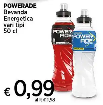 In Coop POWERADE Bevanda Energetica vari tipi 50 cl offerta