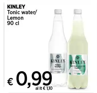 KINLEY Tonic water/ Lemon 90 cl