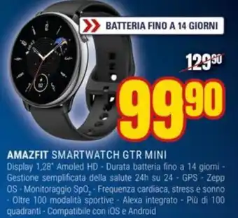 AMAZFIT SMARTWATCH GTR MINI