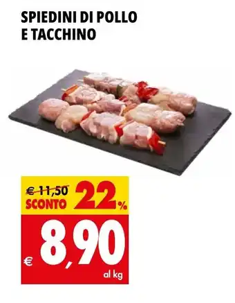 Tigros SPIEDINI DI POLLO E TACCHINO offerta