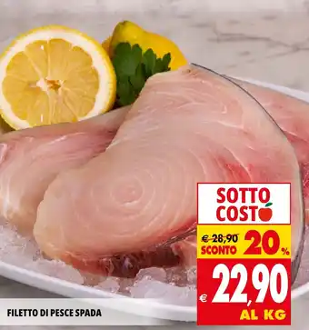 Tigros FILETTO DI PESCE SPADA offerta
