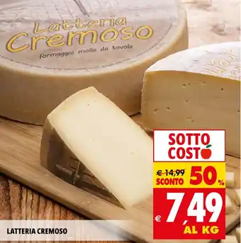 Tigros LATTERIA CREMOSO offerta