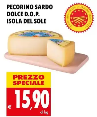 Tigros PECORINO SARDO DOLCE D.O.P. ISOLA DEL SOLE offerta