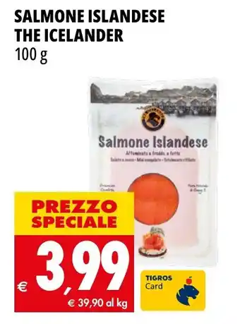 Tigros SALMONE ISLANDESE THE ICELANDER 100 g offerta