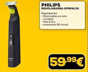 Euronics PHILIPS REGOLABARBA QP6541/15 offerta