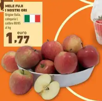 Conad City MELE FUJI I NOSTRI ORI Origine Italia, categoria I, calibro 80/85 al kg offerta