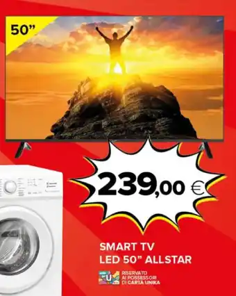 Oasi SMART TV LED 50" ALLSTAR offerta