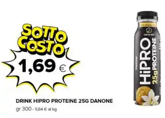 Oasi DRINK HIPRO PROTEINE 25G DANONE gr 300 offerta
