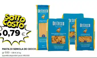 Oasi PASTA DI SEMOLA DE CECCO gr 500 offerta