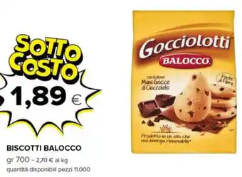 Oasi BISCOTTI BALOCCO gr 700 offerta