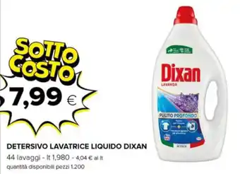 Oasi DETERSIVO LAVATRICE LIQUIDO DIXAN 44 lavaggi - It 1,980 offerta
