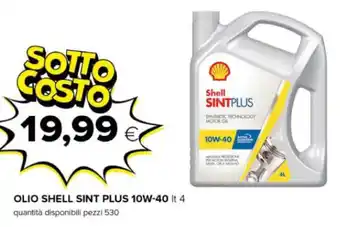Oasi OLIO SHELL SINT PLUS 10W-40 It 4 quantità disponibili pezzi 530 offerta