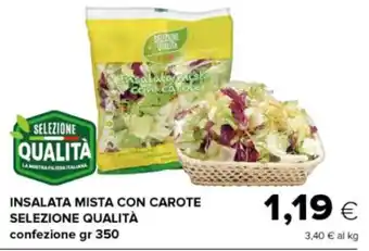 Oasi INSALATA MISTA CON CAROTE SELEZIONE QUALITÀ confezione gr 350 offerta