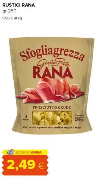 Oasi RUSTICI RANA gr 250 offerta