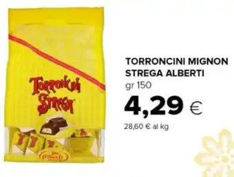 TORRONCINI MIGNON STREGA ALBERTI gr 150