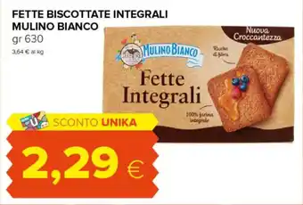FETTE BISCOTTATE INTEGRALI MULINO BIANCO gr 630