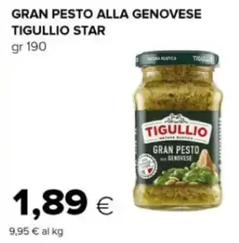 Oasi GRAN PESTO ALLA GENOVESE TIGULLIO STAR gr 190 offerta