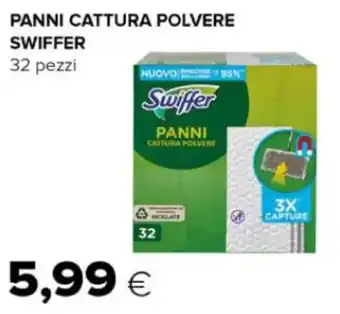 PANNI CATTURA POLVERE SWIFFER 32 pezzi