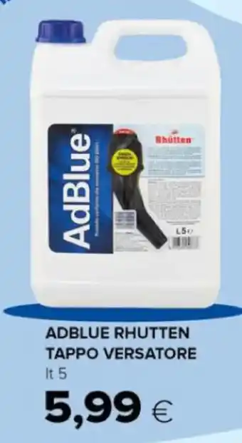 Oasi ADBLUE RHUTTEN TAPPO VERSATORE It 5 offerta