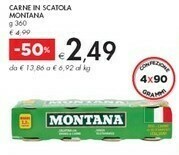 Bennet Montana Carne In Scatola offerta