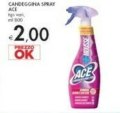 Bennet Ace Candeggina Spray offerta