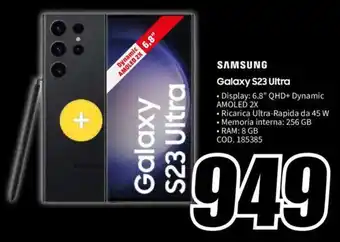 MediaWorld SAMSUNG Galaxy S23 Ultra offerta