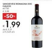 Bennet Galassi Sangiovese Di Romagna 750 G(ml) offerta