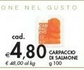 Bennet Carpaccio Di Salmone offerta