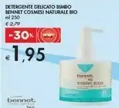 Bennet Bennet Detergente Delicato Bimbo Cosmesi Naturale Bio offerta