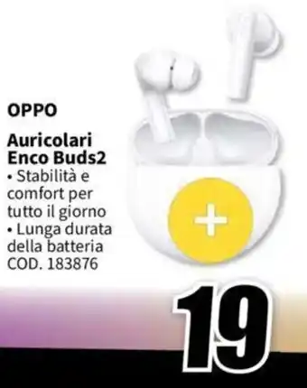 MediaWorld OPPO Auricolari Enco Buds2 offerta