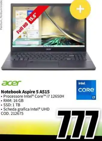 acer Notebook Aspire 5 A515