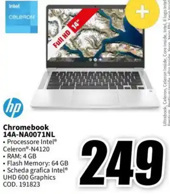 HP Chromebook 14A-NA0071NL