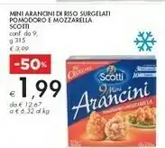 Bennet Scotti Mini Arancini Di Riso Surgelati Pomodoro E Mozzarella offerta
