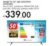 Bennet Samsung Smart TV 50'' LED 50TU7092 offerta