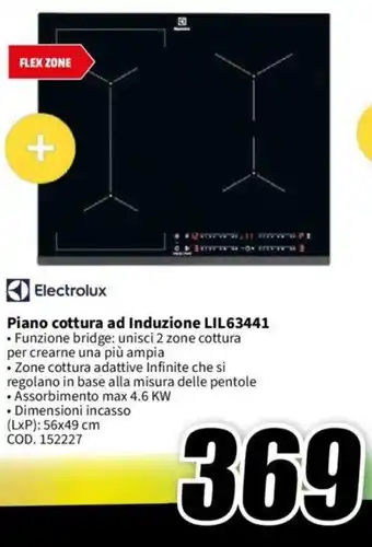 MediaWorld Electrolux Piano cottura ad Induzione LIL63441 offerta