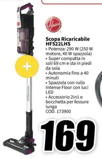 MediaWorld Scopa Ricaricabile HF522LHS offerta