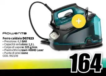 MediaWorld ROWENTA Ferro caldaia DG7623 offerta