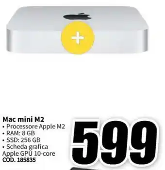 MediaWorld Mac mini M2 offerta
