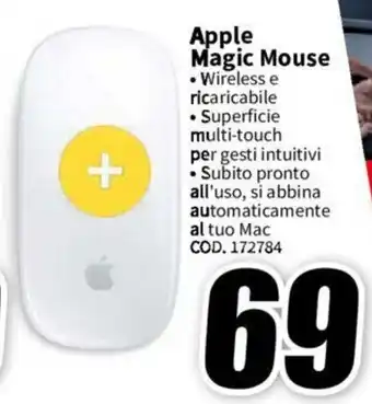 MediaWorld Apple Magic Mouse offerta