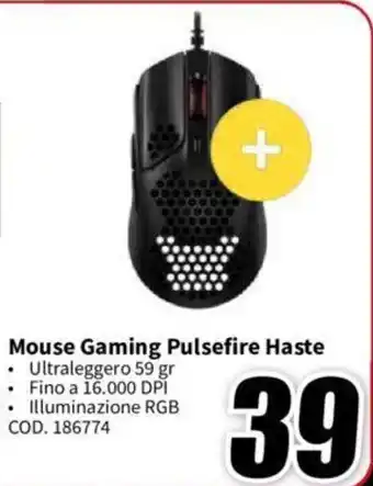 MediaWorld Mouse Gaming Pulsefire Haste offerta