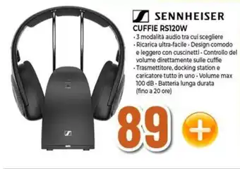 Expert SENNHEISER CUFFIE RS120W offerta