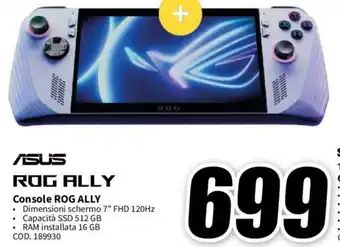 MediaWorld ASUS ROG ALLY Console ROG ALLY offerta